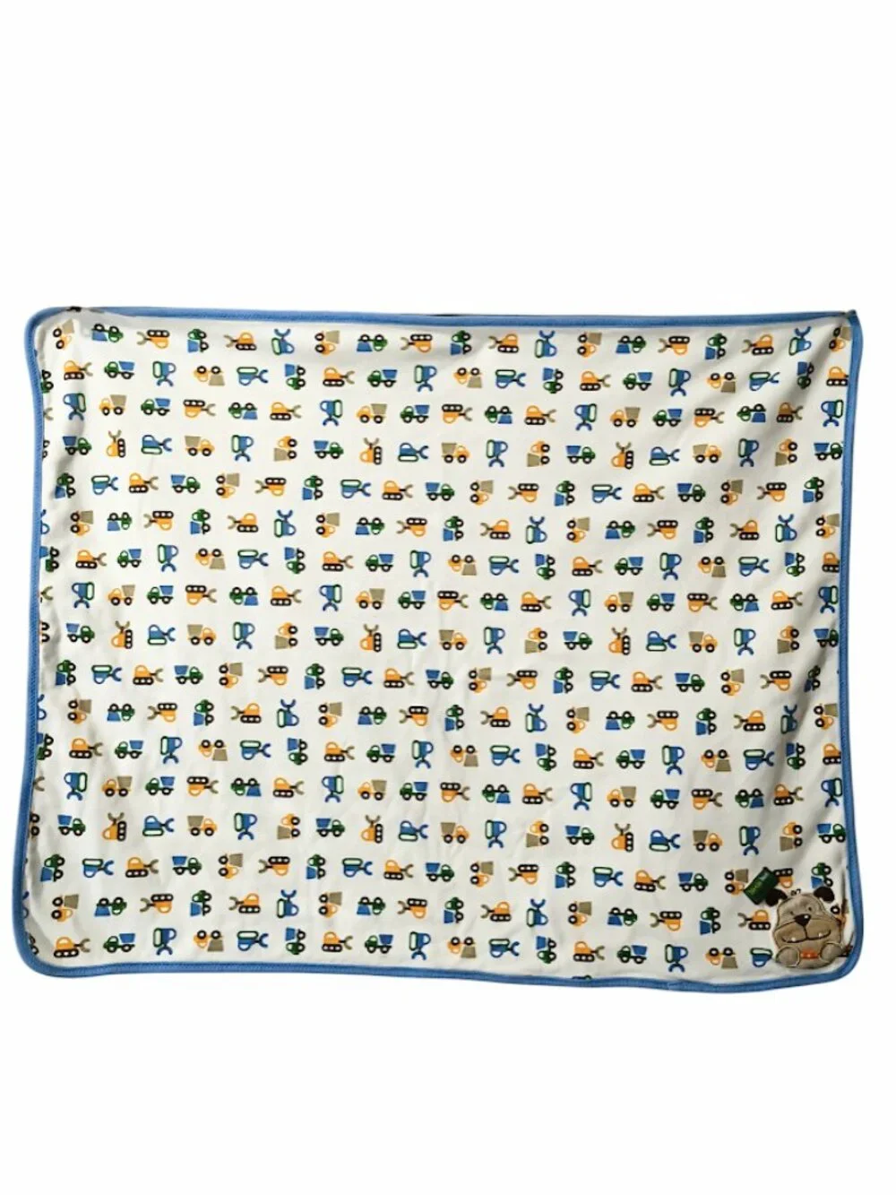 Just One Year Carter's Construction Truck Dog Lovey Security Blanket 25